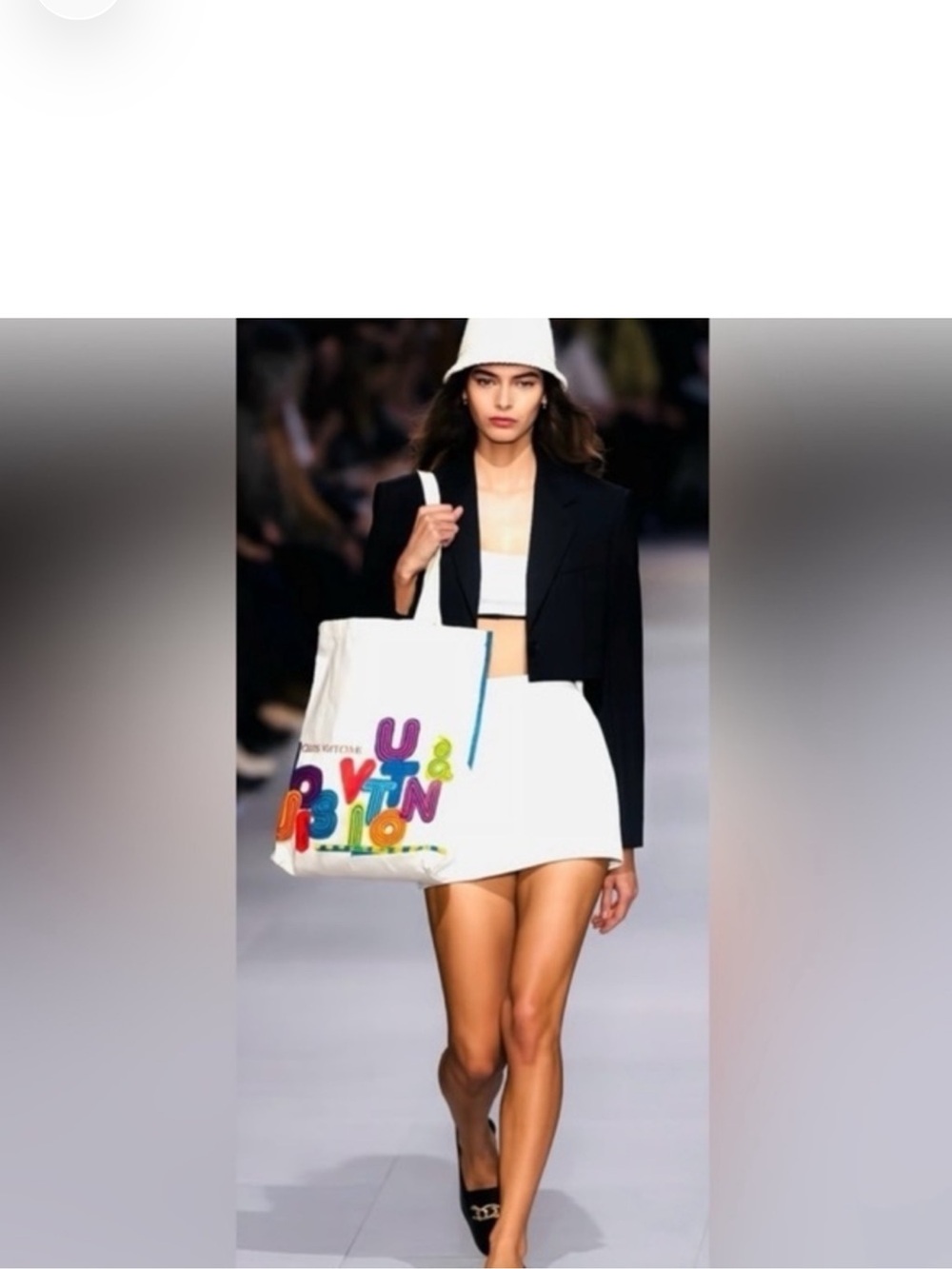 LV  Canvas Eco Tote Bag Shinsen Exhibition from JapanBRAND NEW